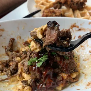 Smoked in house Brisket Mac n cheese