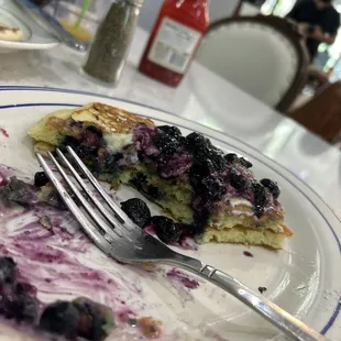 Blueberry Cheesecake Pancakes