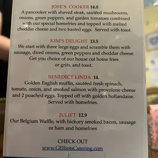 Some of the specials