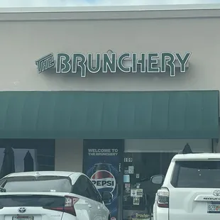 Outside of the restaurant
