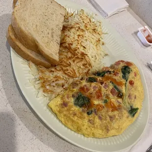BLT omelet