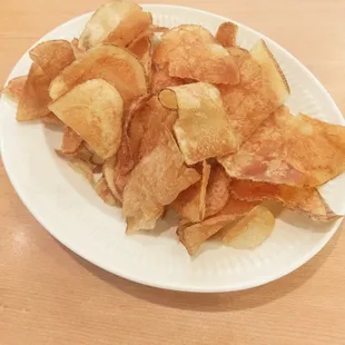 Golden and delicious: the house made chips!