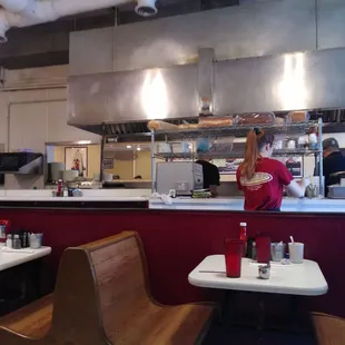 Seating and the kitchen