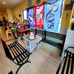 Dec 2021: Waiting area-- also one outside