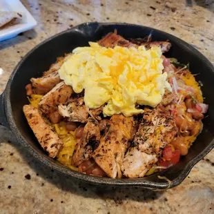 Jerk chicken skillet