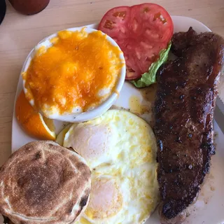 Sirloin Steak & Eggs
