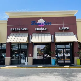 the front of a restaurant