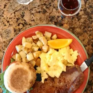 Sirloin Steak and Eggs