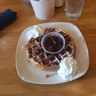 Pumpkin Bacon Waffle