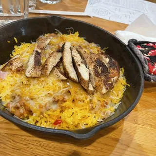 Jerk Chicken and Charros Skillet