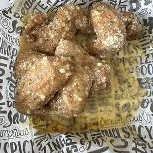 Garlic Parmesan wings