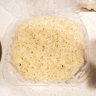 Side of rice.