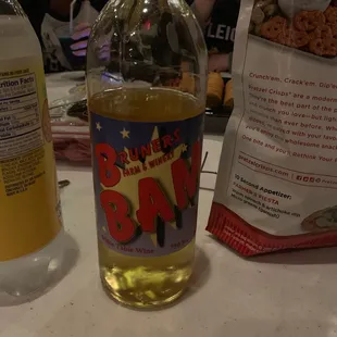 a bottle of booze