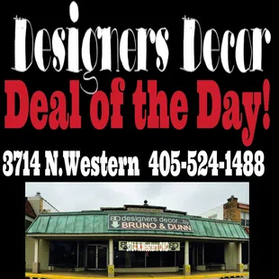 Great Deals, follow us on FB, Instagram abd Twitter