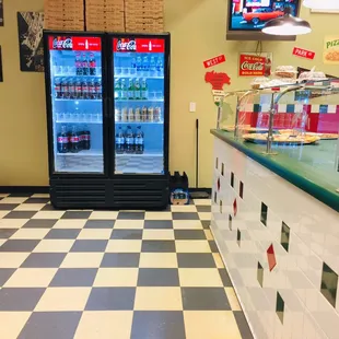 Interior front counter area.