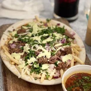 Birria fries