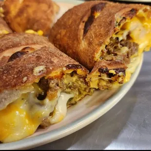 Cheesesteak Stromboli