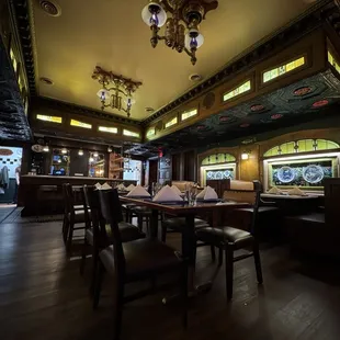 Part of the dining area