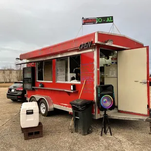 Truck at the movie set