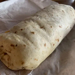 Steak burrito