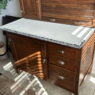 Bottom of the cabinet