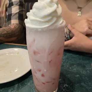 Strawberry Italian soda