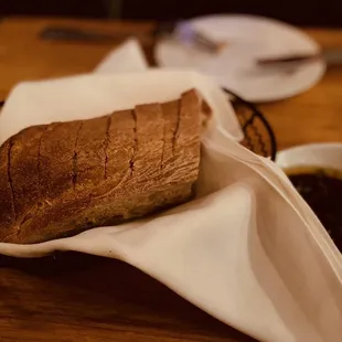 Dinner Bread with house vinegar sauce