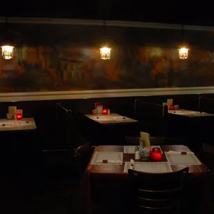 sushi and sashimi, interior