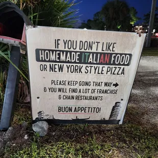 Love this sign - so VERY NY!