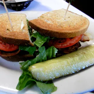 BLT on toasted rye