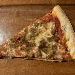 a slice of pizza