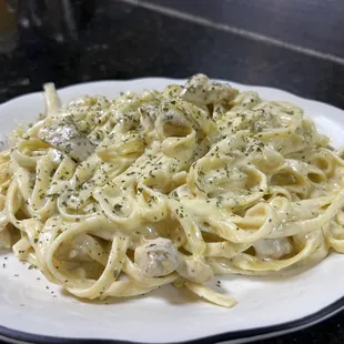 Fettuccine Alfredo with Chicken