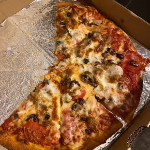 a pizza in a box