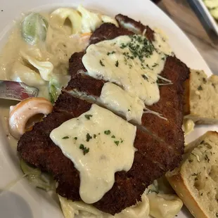 Parmesan Crusted Chicken Tortellini