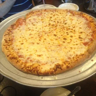 Large cheese pizza