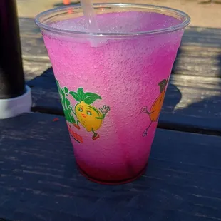 Prickly pear Granita.