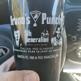 Bruno's and Punchy'z cup with the 32oz Granita.