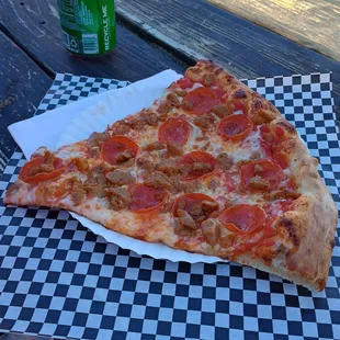 Pepperoni and sausage