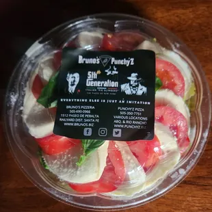 Bruno's Caprese salad  a customer favorite.