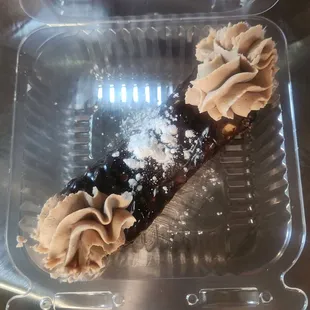Bruno's in house chocolate dipped shell Cannoli.