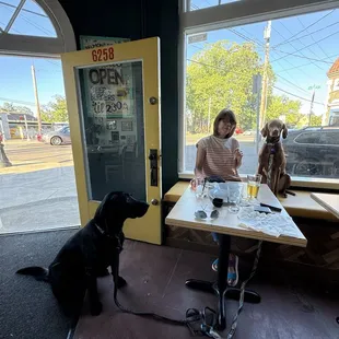 Dog friendly entrance!