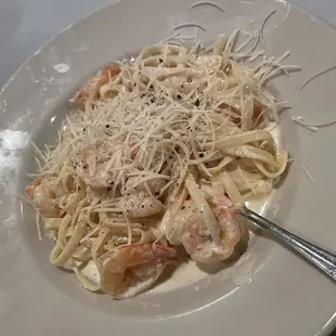 Shrimp Fettuccine Alfredo