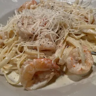 Shrimp Fettuccine Alfredo