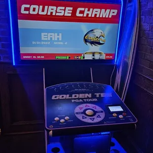 They have some fun games like Golden Tee