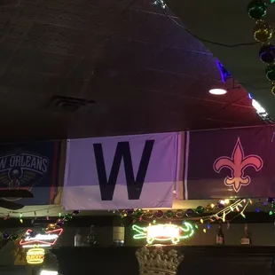 A Cubs W in a Nola Bar?  Gotta love it!