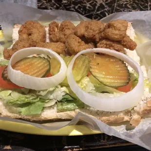 My Shrimp Po&apos; Boy was very good.