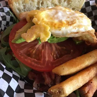 Pulled Bacon BLT Sandwich