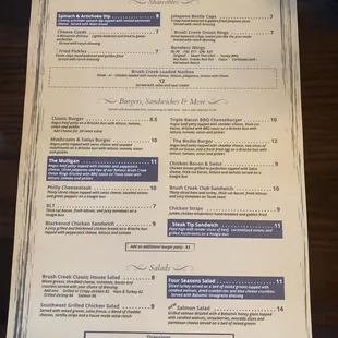 Sandwiches and Salads