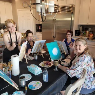 Paint and Sip Party