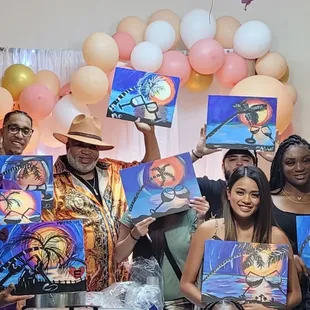 Sip and Paint Party Las Vegas Entertainment